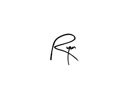 Ryun stylish signature style. Best Handwritten Sign (Arty Signature) for my name. Handwritten Signature Collection Ideas for my name Ryun. Ryun signature style 8 images and pictures png