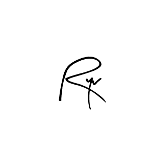 Make a beautiful signature design for name Ryv. Use this online signature maker to create a handwritten signature for free. Ryv signature style 8 images and pictures png