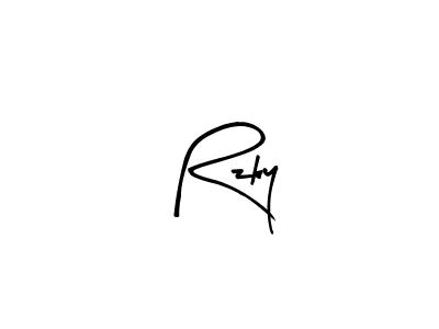 You should practise on your own different ways (Arty Signature) to write your name (Rzky) in signature. don't let someone else do it for you. Rzky signature style 8 images and pictures png