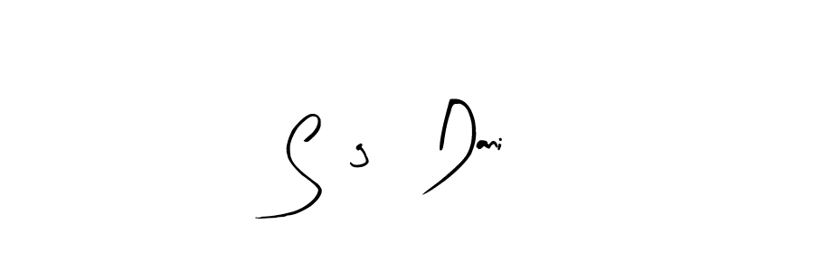 How to Draw S,g, Dani signature style? Arty Signature is a latest design signature styles for name S,g, Dani. S,g, Dani signature style 8 images and pictures png