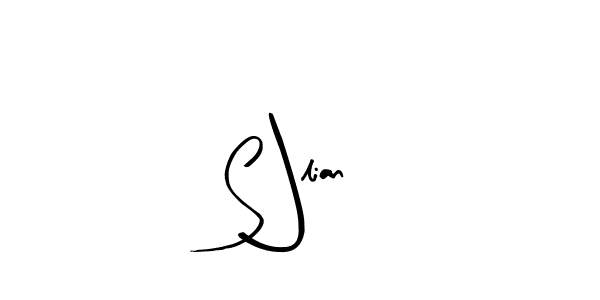 Make a beautiful signature design for name S@lian. With this signature (Arty Signature) style, you can create a handwritten signature for free. S@lian signature style 8 images and pictures png