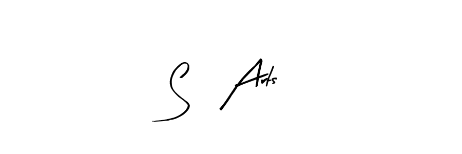 How to make S    Arts signature? Arty Signature is a professional autograph style. Create handwritten signature for S    Arts name. S    Arts signature style 8 images and pictures png