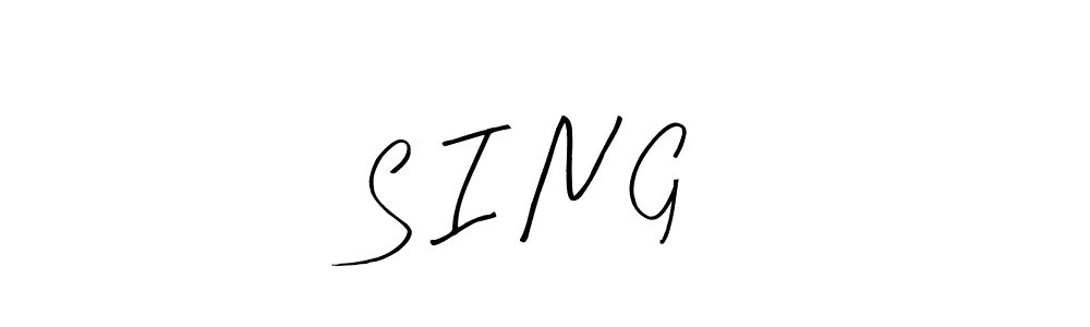 Create a beautiful signature design for name S  I  N  G. With this signature (Arty Signature) fonts, you can make a handwritten signature for free. S  I  N  G signature style 8 images and pictures png