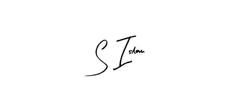 The best way (Arty Signature) to make a short signature is to pick only two or three words in your name. The name S  Islam include a total of six letters. For converting this name. S  Islam signature style 8 images and pictures png