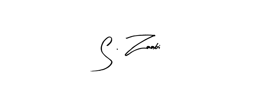 Similarly Arty Signature is the best handwritten signature design. Signature creator online .You can use it as an online autograph creator for name S . Zaabi. S . Zaabi signature style 8 images and pictures png