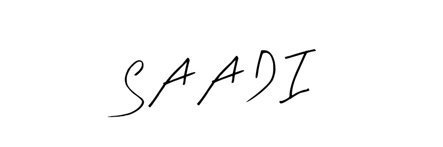 Make a short S A A D I signature style. Manage your documents anywhere anytime using Arty Signature. Create and add eSignatures, submit forms, share and send files easily. S A A D I signature style 8 images and pictures png