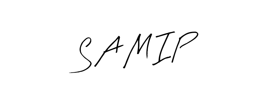 Also we have S A M I P name is the best signature style. Create professional handwritten signature collection using Arty Signature autograph style. S A M I P signature style 8 images and pictures png