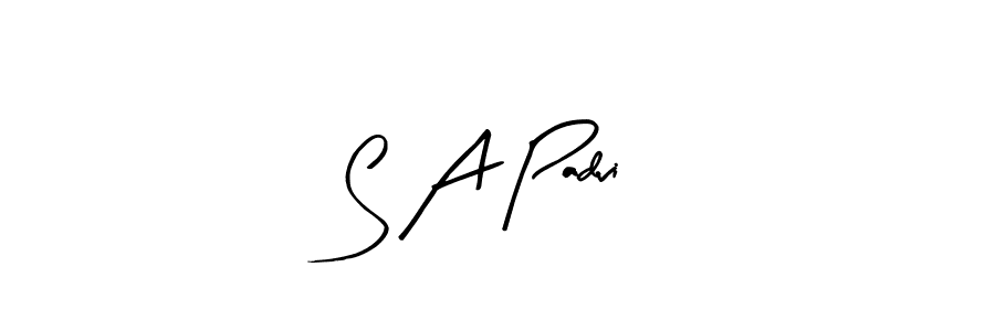 Also we have S A Padvi name is the best signature style. Create professional handwritten signature collection using Arty Signature autograph style. S A Padvi signature style 8 images and pictures png