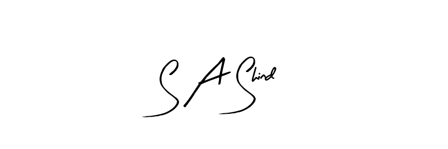 Design your own signature with our free online signature maker. With this signature software, you can create a handwritten (Arty Signature) signature for name S A Shind. S A Shind signature style 8 images and pictures png