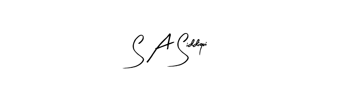 It looks lik you need a new signature style for name S A Siddiqui. Design unique handwritten (Arty Signature) signature with our free signature maker in just a few clicks. S A Siddiqui signature style 8 images and pictures png