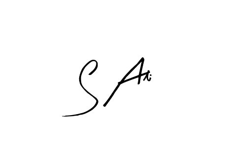 S Ali stylish signature style. Best Handwritten Sign (Arty Signature) for my name. Handwritten Signature Collection Ideas for my name S Ali. S Ali signature style 8 images and pictures png