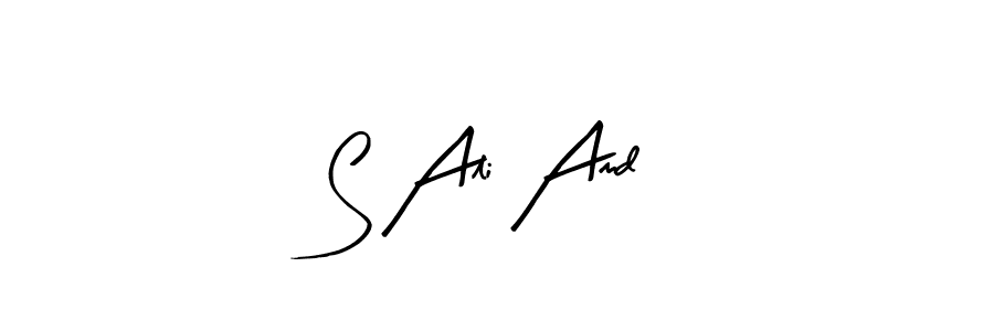 Design your own signature with our free online signature maker. With this signature software, you can create a handwritten (Arty Signature) signature for name S Ali Amd. S Ali Amd signature style 8 images and pictures png