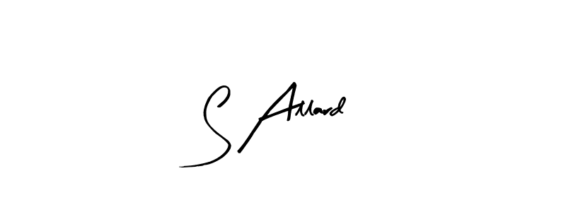 Also we have S Allard name is the best signature style. Create professional handwritten signature collection using Arty Signature autograph style. S Allard signature style 8 images and pictures png