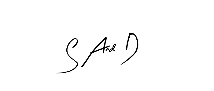 It looks lik you need a new signature style for name S And D. Design unique handwritten (Arty Signature) signature with our free signature maker in just a few clicks. S And D signature style 8 images and pictures png
