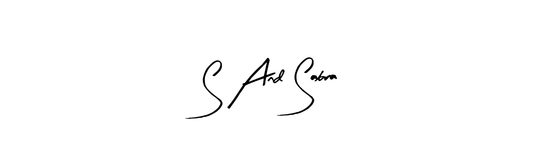 You should practise on your own different ways (Arty Signature) to write your name (S And Sabra) in signature. don't let someone else do it for you. S And Sabra signature style 8 images and pictures png