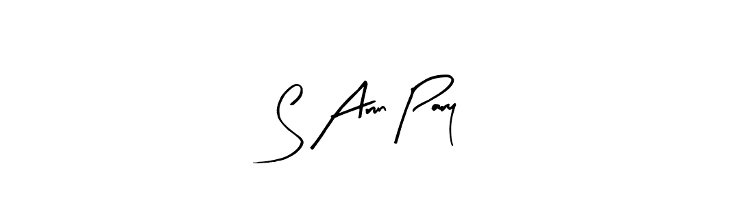Also You can easily find your signature by using the search form. We will create S Arun Pary name handwritten signature images for you free of cost using Arty Signature sign style. S Arun Pary signature style 8 images and pictures png