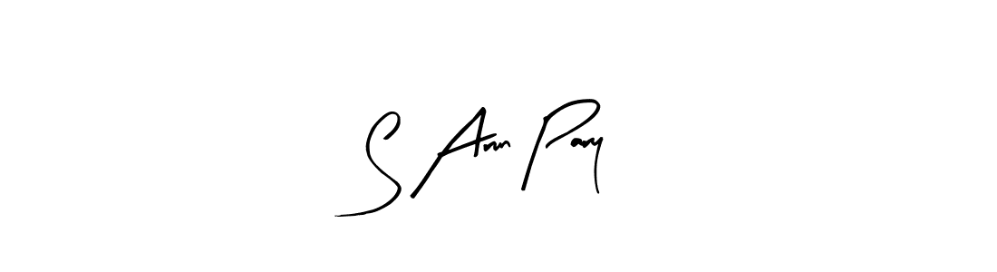 Make a beautiful signature design for name S Arun Pary. Use this online signature maker to create a handwritten signature for free. S Arun Pary signature style 8 images and pictures png