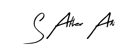 Best and Professional Signature Style for S Ather Ali. Arty Signature Best Signature Style Collection. S Ather Ali signature style 8 images and pictures png