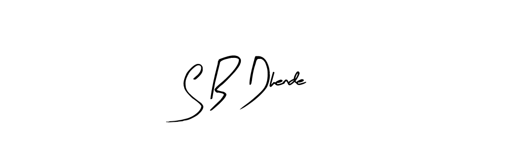 It looks lik you need a new signature style for name S B Dhende. Design unique handwritten (Arty Signature) signature with our free signature maker in just a few clicks. S B Dhende signature style 8 images and pictures png