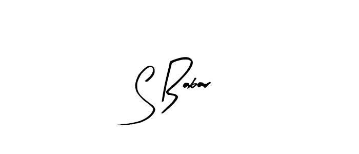 Similarly Arty Signature is the best handwritten signature design. Signature creator online .You can use it as an online autograph creator for name S Babar. S Babar signature style 8 images and pictures png