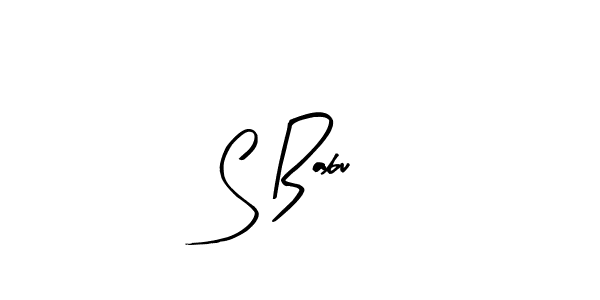 Make a beautiful signature design for name S Babu. Use this online signature maker to create a handwritten signature for free. S Babu signature style 8 images and pictures png