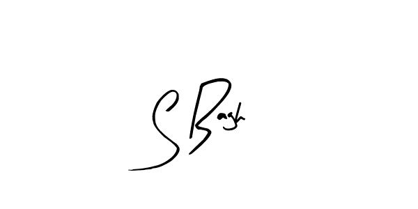 Make a beautiful signature design for name S Bagh. With this signature (Arty Signature) style, you can create a handwritten signature for free. S Bagh signature style 8 images and pictures png