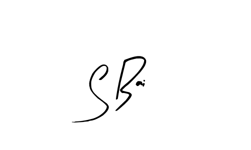 S Bai stylish signature style. Best Handwritten Sign (Arty Signature) for my name. Handwritten Signature Collection Ideas for my name S Bai. S Bai signature style 8 images and pictures png