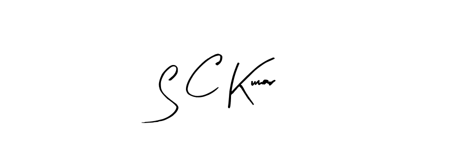 Create a beautiful signature design for name S C Kumar. With this signature (Arty Signature) fonts, you can make a handwritten signature for free. S C Kumar signature style 8 images and pictures png