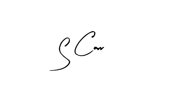 Arty Signature is a professional signature style that is perfect for those who want to add a touch of class to their signature. It is also a great choice for those who want to make their signature more unique. Get S Carr name to fancy signature for free. S Carr signature style 8 images and pictures png