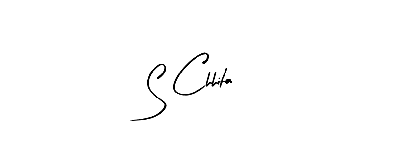 Use a signature maker to create a handwritten signature online. With this signature software, you can design (Arty Signature) your own signature for name S Chhita. S Chhita signature style 8 images and pictures png