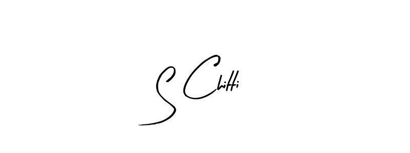 How to make S Chitti name signature. Use Arty Signature style for creating short signs online. This is the latest handwritten sign. S Chitti signature style 8 images and pictures png