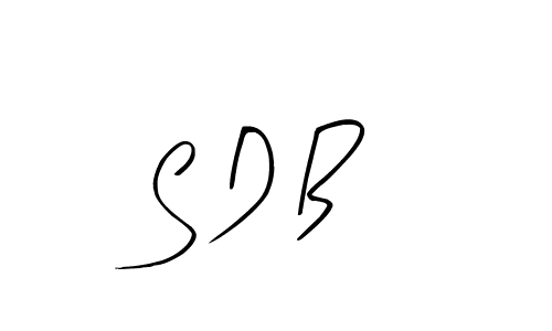 You should practise on your own different ways (Arty Signature) to write your name (S D B) in signature. don't let someone else do it for you. S D B signature style 8 images and pictures png