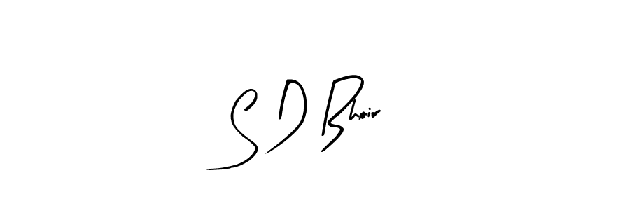 How to make S D Bhoir signature? Arty Signature is a professional autograph style. Create handwritten signature for S D Bhoir name. S D Bhoir signature style 8 images and pictures png