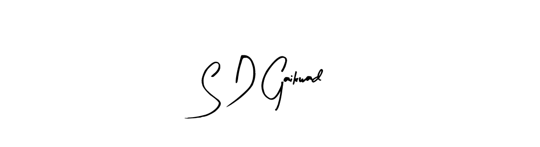 Design your own signature with our free online signature maker. With this signature software, you can create a handwritten (Arty Signature) signature for name S D Gaikwad. S D Gaikwad signature style 8 images and pictures png