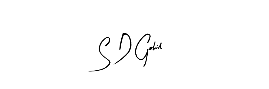 Make a short S D Gohil signature style. Manage your documents anywhere anytime using Arty Signature. Create and add eSignatures, submit forms, share and send files easily. S D Gohil signature style 8 images and pictures png