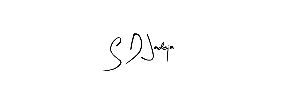 Design your own signature with our free online signature maker. With this signature software, you can create a handwritten (Arty Signature) signature for name S D Jadeja. S D Jadeja signature style 8 images and pictures png