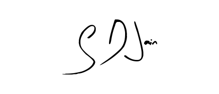 Design your own signature with our free online signature maker. With this signature software, you can create a handwritten (Arty Signature) signature for name S D Jain. S D Jain signature style 8 images and pictures png