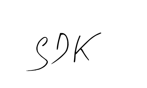 You should practise on your own different ways (Arty Signature) to write your name (S D K) in signature. don't let someone else do it for you. S D K signature style 8 images and pictures png