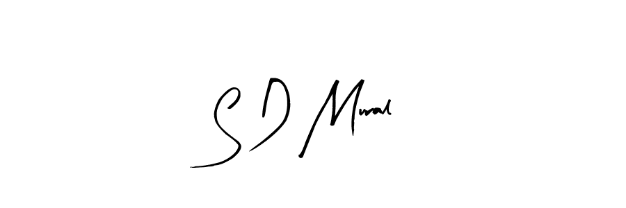 How to make S D Mural name signature. Use Arty Signature style for creating short signs online. This is the latest handwritten sign. S D Mural signature style 8 images and pictures png