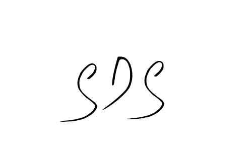 You should practise on your own different ways (Arty Signature) to write your name (S D S) in signature. don't let someone else do it for you. S D S signature style 8 images and pictures png