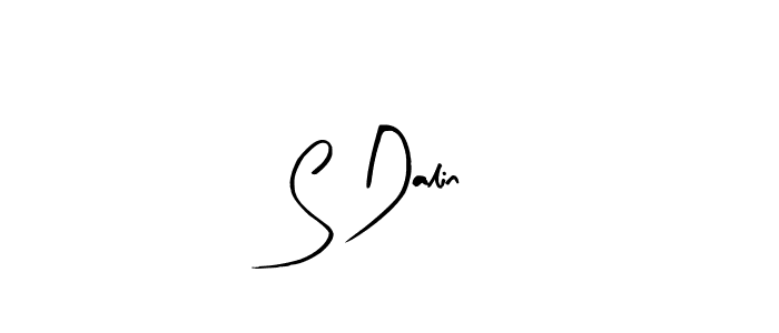 The best way (Arty Signature) to make a short signature is to pick only two or three words in your name. The name S Dalin include a total of six letters. For converting this name. S Dalin signature style 8 images and pictures png