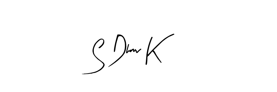 Best and Professional Signature Style for S Dhruv K. Arty Signature Best Signature Style Collection. S Dhruv K signature style 8 images and pictures png