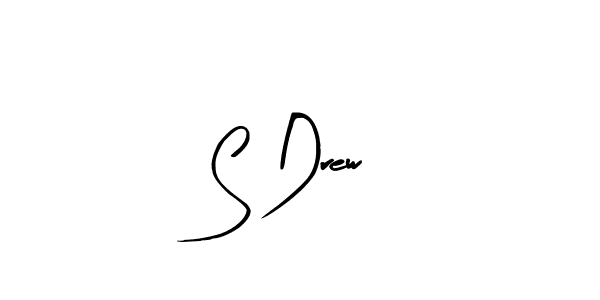 Design your own signature with our free online signature maker. With this signature software, you can create a handwritten (Arty Signature) signature for name S Drew. S Drew signature style 8 images and pictures png
