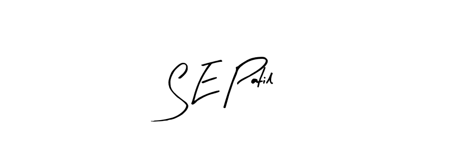 Similarly Arty Signature is the best handwritten signature design. Signature creator online .You can use it as an online autograph creator for name S E Patil. S E Patil signature style 8 images and pictures png