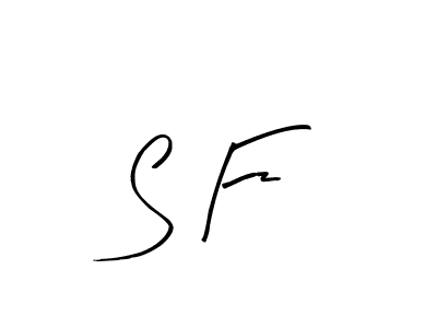 S Fz stylish signature style. Best Handwritten Sign (Arty Signature) for my name. Handwritten Signature Collection Ideas for my name S Fz. S Fz signature style 8 images and pictures png