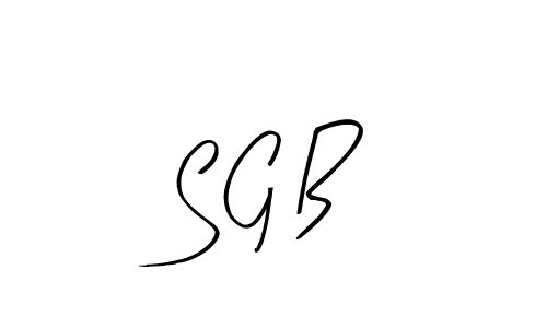 Design your own signature with our free online signature maker. With this signature software, you can create a handwritten (Arty Signature) signature for name S G B. S G B signature style 8 images and pictures png