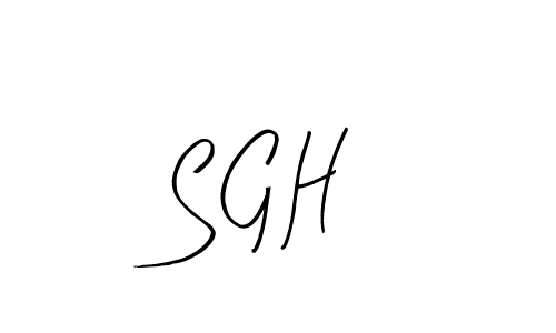 Design your own signature with our free online signature maker. With this signature software, you can create a handwritten (Arty Signature) signature for name S G H. S G H signature style 8 images and pictures png