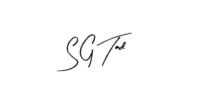 Similarly Arty Signature is the best handwritten signature design. Signature creator online .You can use it as an online autograph creator for name S G Tad. S G Tad signature style 8 images and pictures png