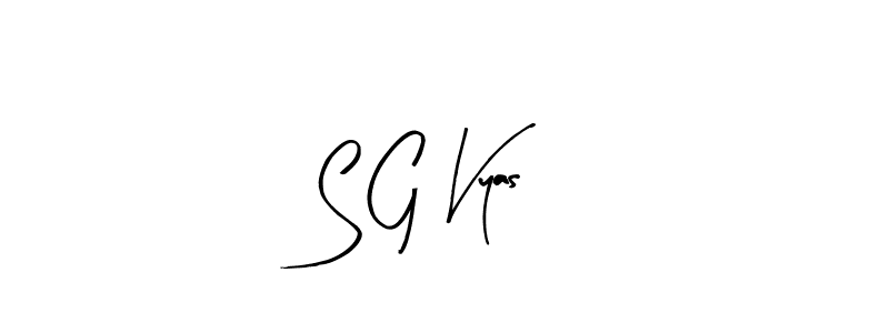 Make a beautiful signature design for name S G Vyas. Use this online signature maker to create a handwritten signature for free. S G Vyas signature style 8 images and pictures png