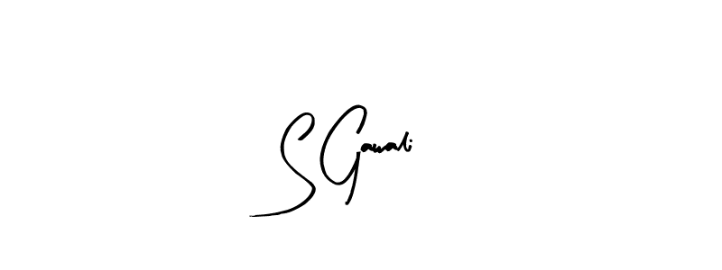 How to make S Gawali signature? Arty Signature is a professional autograph style. Create handwritten signature for S Gawali name. S Gawali signature style 8 images and pictures png